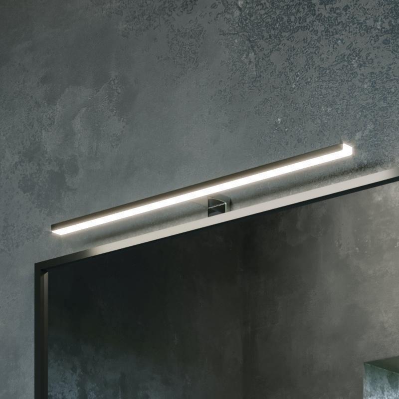 LED badrumslampa - 30 cm - IP44 - krom - Lynæs