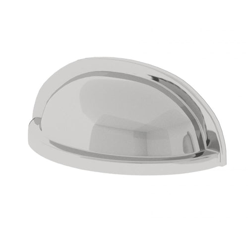 Handtag - D, 2 st, 8 x 3 x 2 cm, Krom