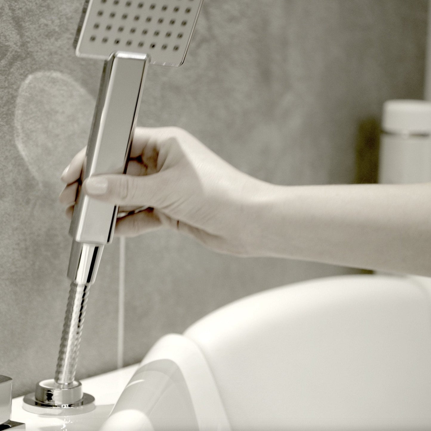 Hörnbubbelbadkar - luft- och vattenmassage - 150x150x65 cm - med värme - vit - Ulstrup