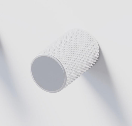 Handtag - I - 2 st, ø 1,7 cm, Borstad aluminium