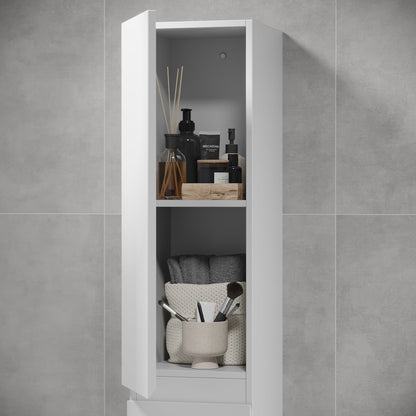 Högskåp - 30x31x174 cm - 2 dörrar - mattvit - Kenwood
