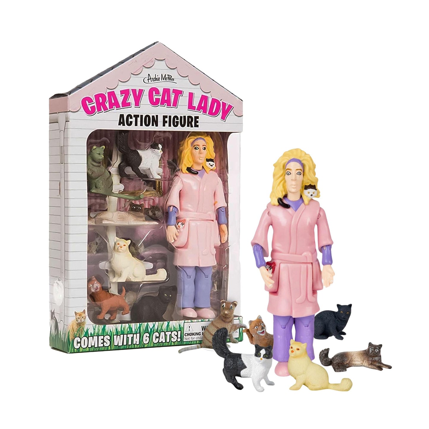 Crazy Cat Lady 6 Vinyl Action Figure