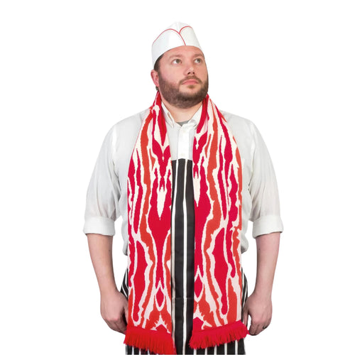 71 Soft-Knit Acrylic Bacon Scarf