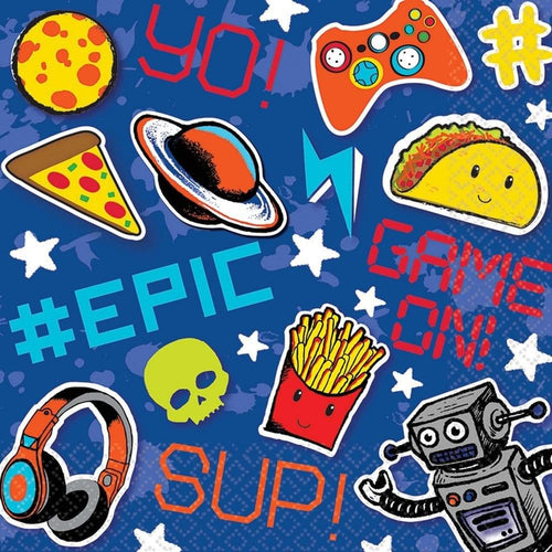 Epic Party 6.5 Lunch Napkins, 16-Pack