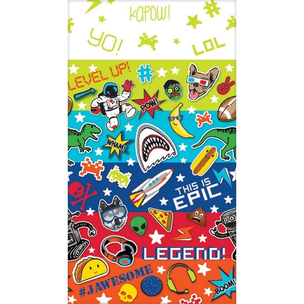 Epic Party 54x102 Plastic Table Cover