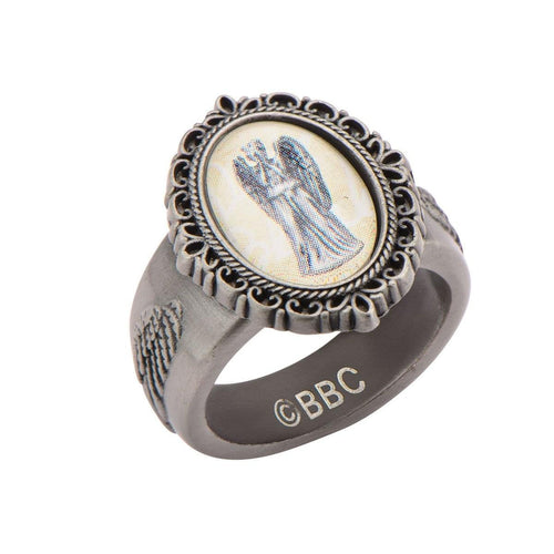 Doctor Who Weeping Angel Cameo Ring