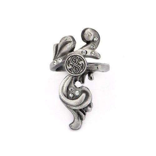 Doctor Who Scroll Gallifreyan Symbol Zinc Alloy Ring