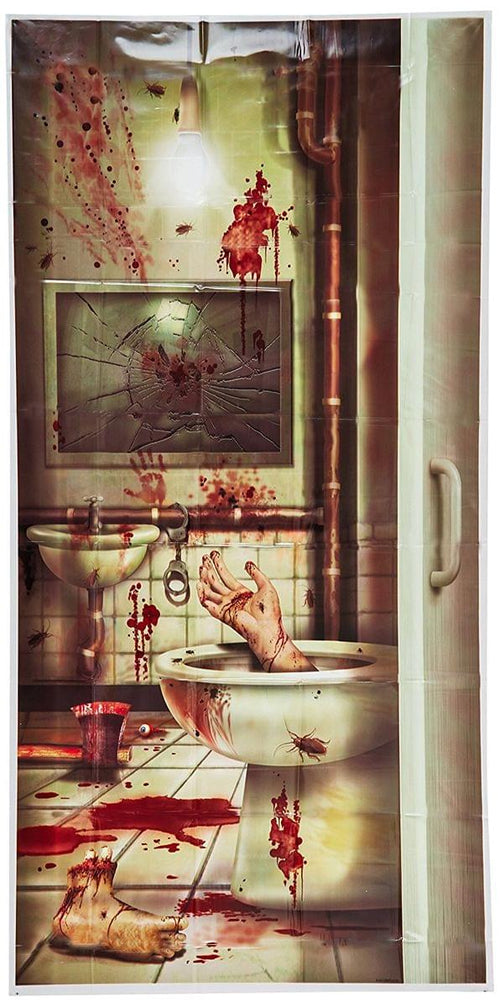 Creepy Crapper Restroom Door C