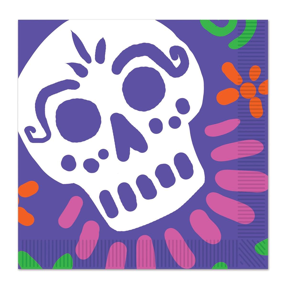 Day Of The Dead Luncheon Napki