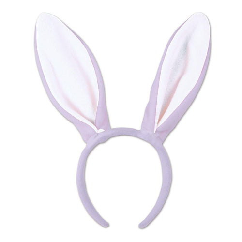 Bunny Ears Lavender/White