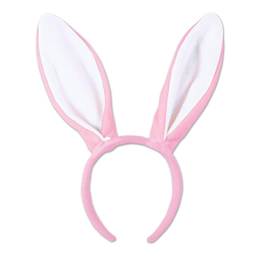 Bunny Ears Pink W White Lining