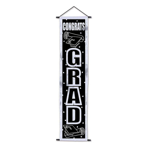 Congrats Grad Velvet Door Pane