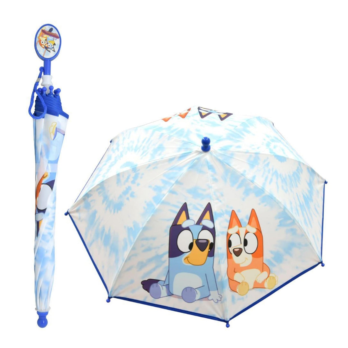 Bluey 21-Inch Kid's Umbrella With Clamshell Handle