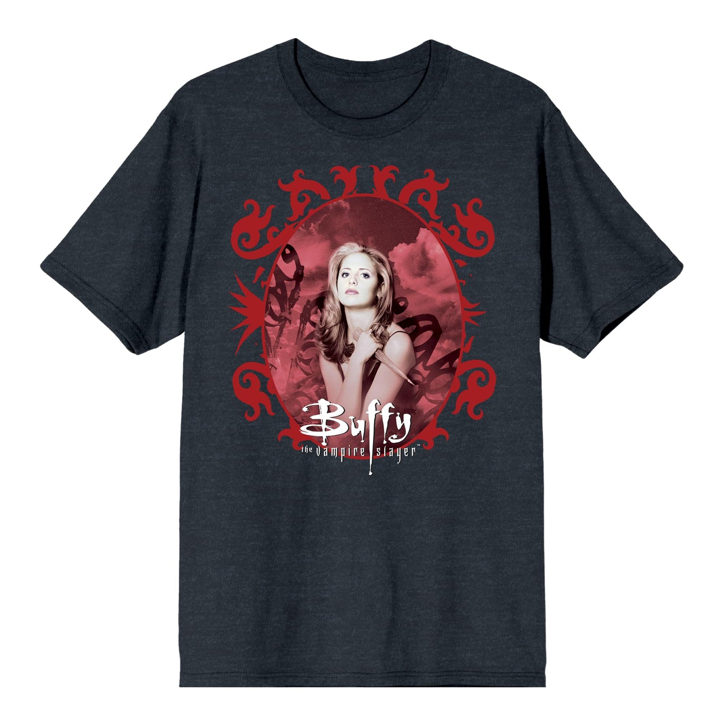 Buffy The Vampire Slayer In Oval Frame T-Shirt