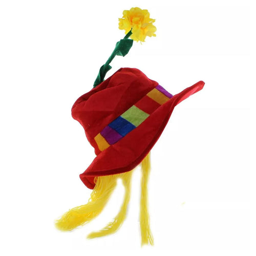Clown Flower Adult Costume Hat