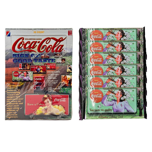 Coca-Cola 1995 Sign Of Good Taste Collect-A-Card Sealed Box | 36 Packs