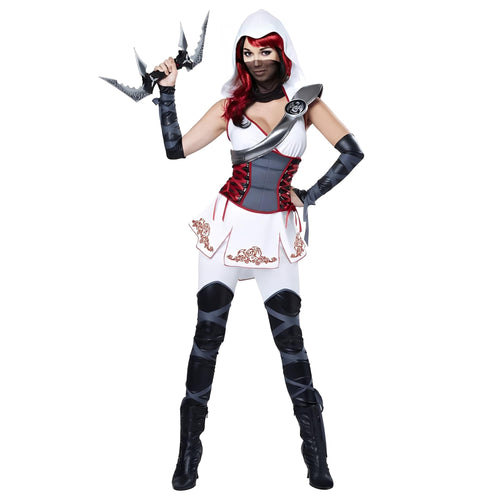 Adult Sexy Ninja White Costume