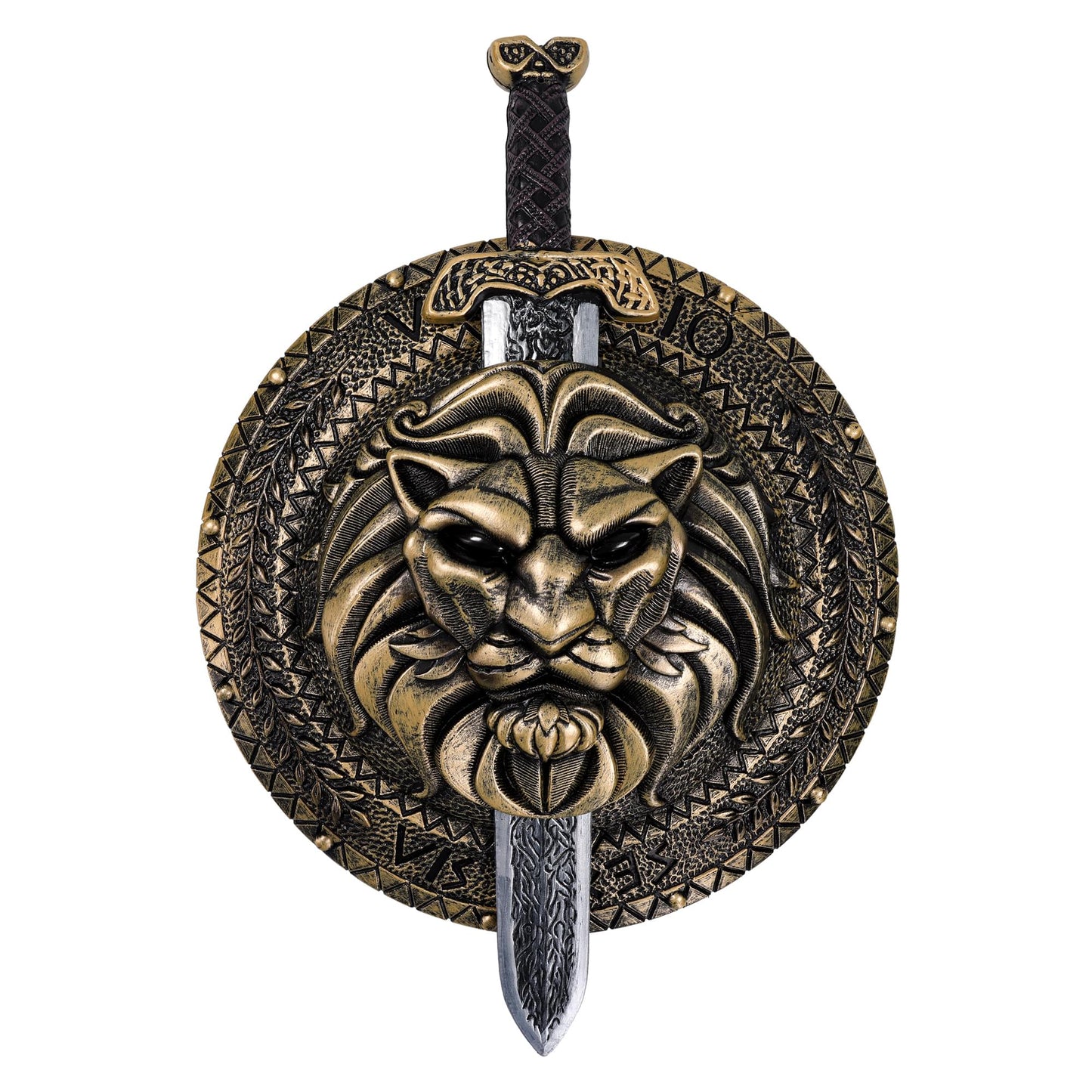 18 Gladiator Combat Shield & Sword Costume Weapon Adult