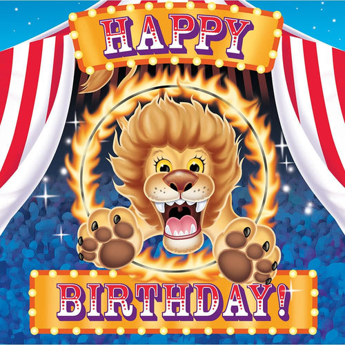 16 Pack Luncheon Napkins Big Top Birthday