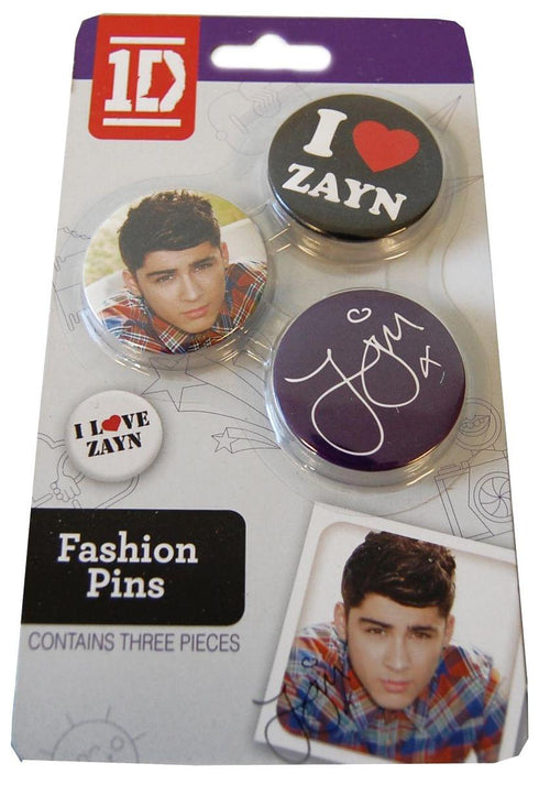 1D One Direction Fashion Pins Zayn