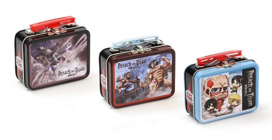 Attack On Titan Teeny Tin Mini Metal Lunchbox | Set of 3 Random Designs