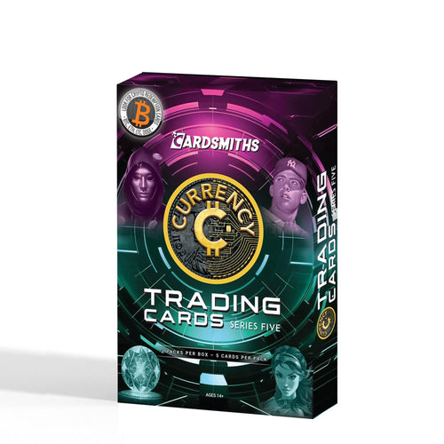 Currency Series 5 Trading Cards Collector Box Master Case | 48 Boxes