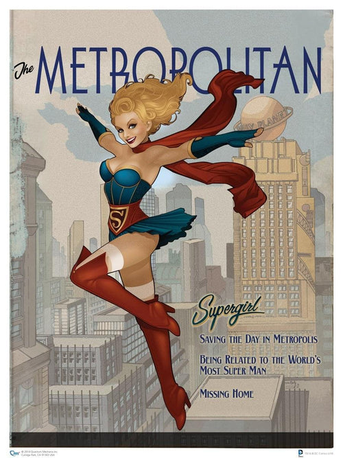 DC Bombshells Supergirl Art Print
