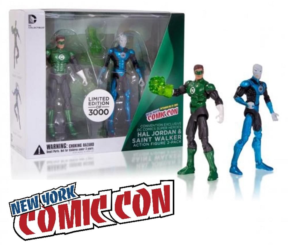 DC Comics 3 3/4 Green Lantern Action Figures Hal Jordan & Saint Walker