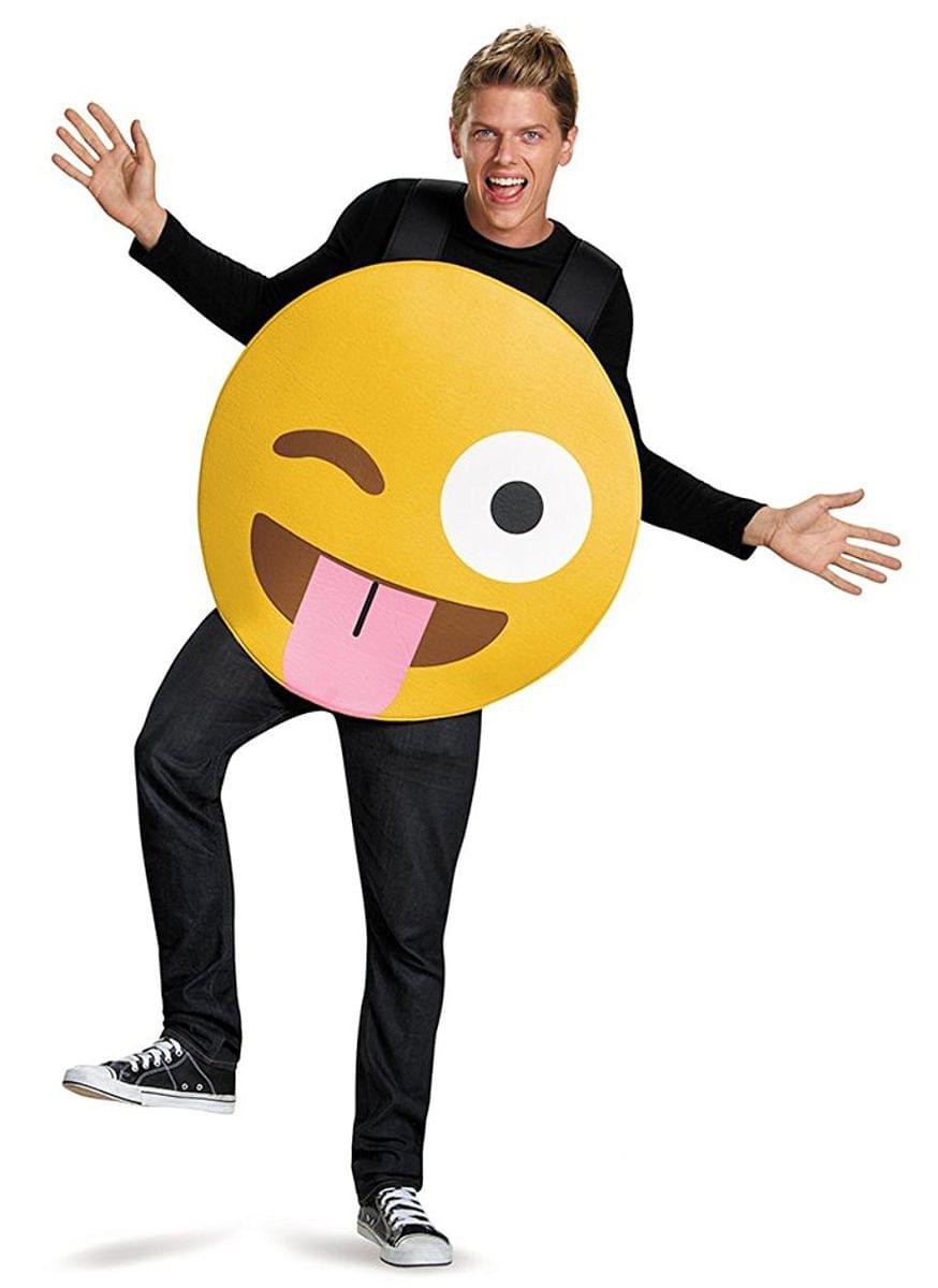 Emoticon Tongue Costume