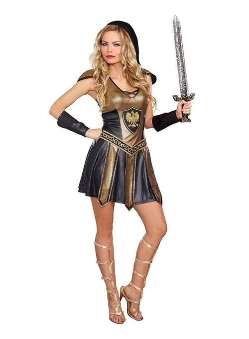 Deadly Warrior Women's Costume