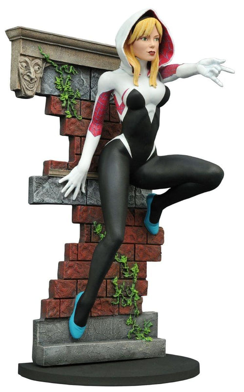 Diamond Select Marvel Gallery Spider Gwen Unmasked 9 SDCC Exclusive PVC Figure