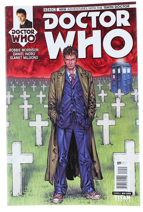 Doctor Who The Tenth Doctor #9 Comic Book (Boo Cook Cover)