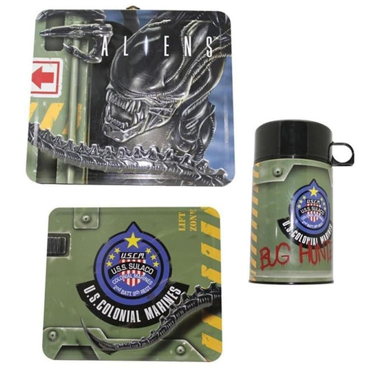 Aliens Retro Metal Lunchbox With Thermos