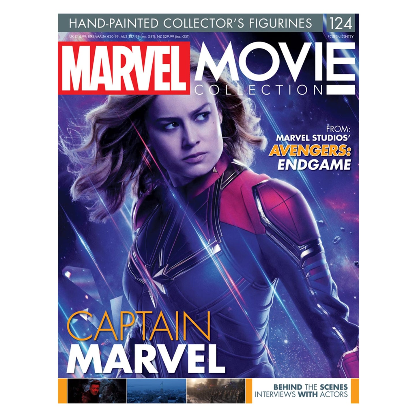 Eaglemoss Marvel Movie Collection Magazine Issue #124 Endgame Captain Marvel