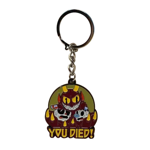 Cuphead Limited Edition You Died Key Ring