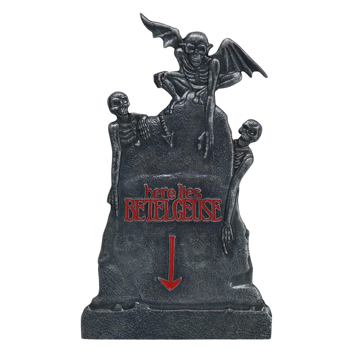 Beetlejuice Gravestone Limited Edition Embossed Metal Ingot
