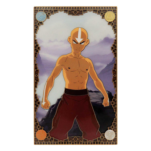 Avatar: The Last Airbender Aang Limited Edition Embossed Enamel Metal Ingot