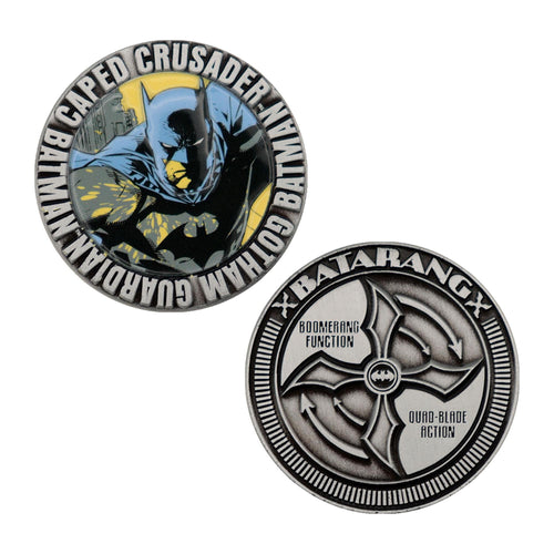 DC Comics Batman Caped Crusader Batarang Embossed Collectible Coin