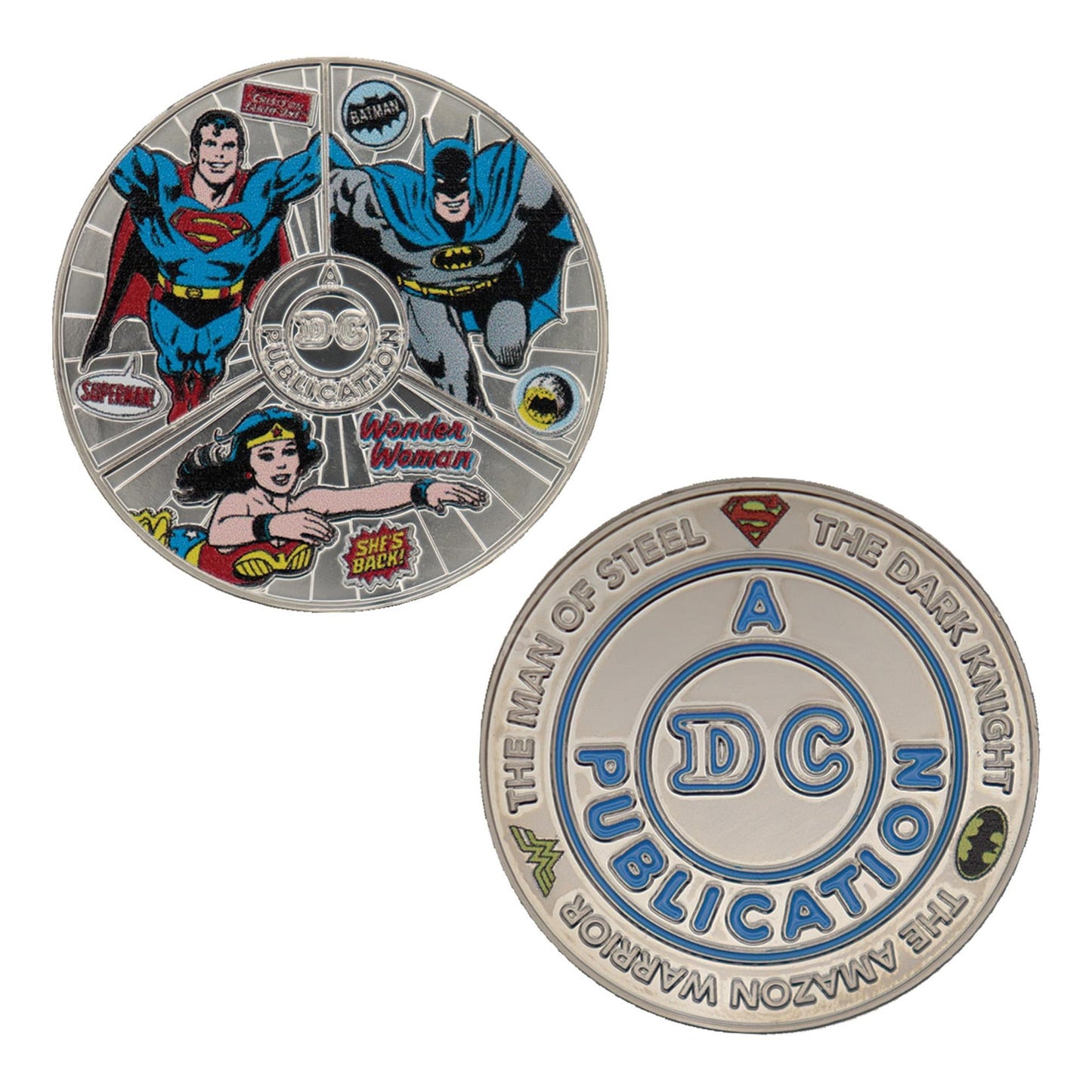 DC Comics Legends Limited Edition Enamel Collectible Coin