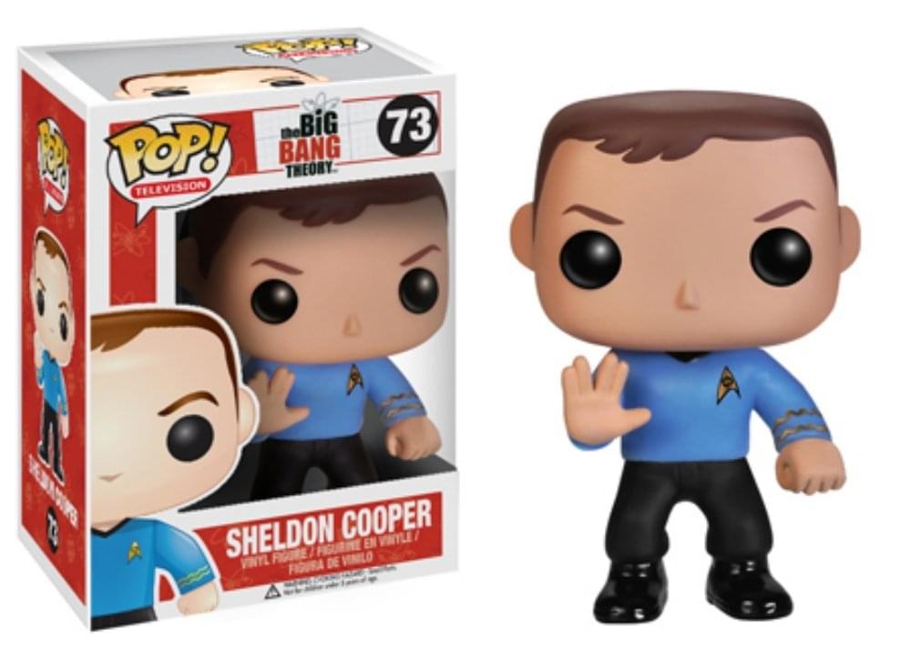 Big Bang Theory Pop Television Sheldon Cooper Star Trek  Vinyl Figure