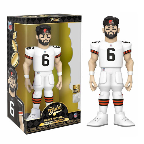 Cleveland Browns NFL Funko Gold 12 Inch Vinyl Figure | Baker Mayfield Chase
