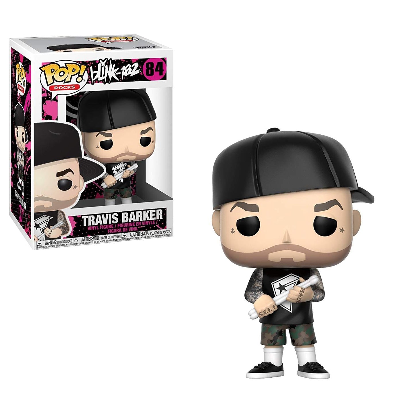 Blink 182 Funko POP Rocks Vinyl Figure - Travis Barker