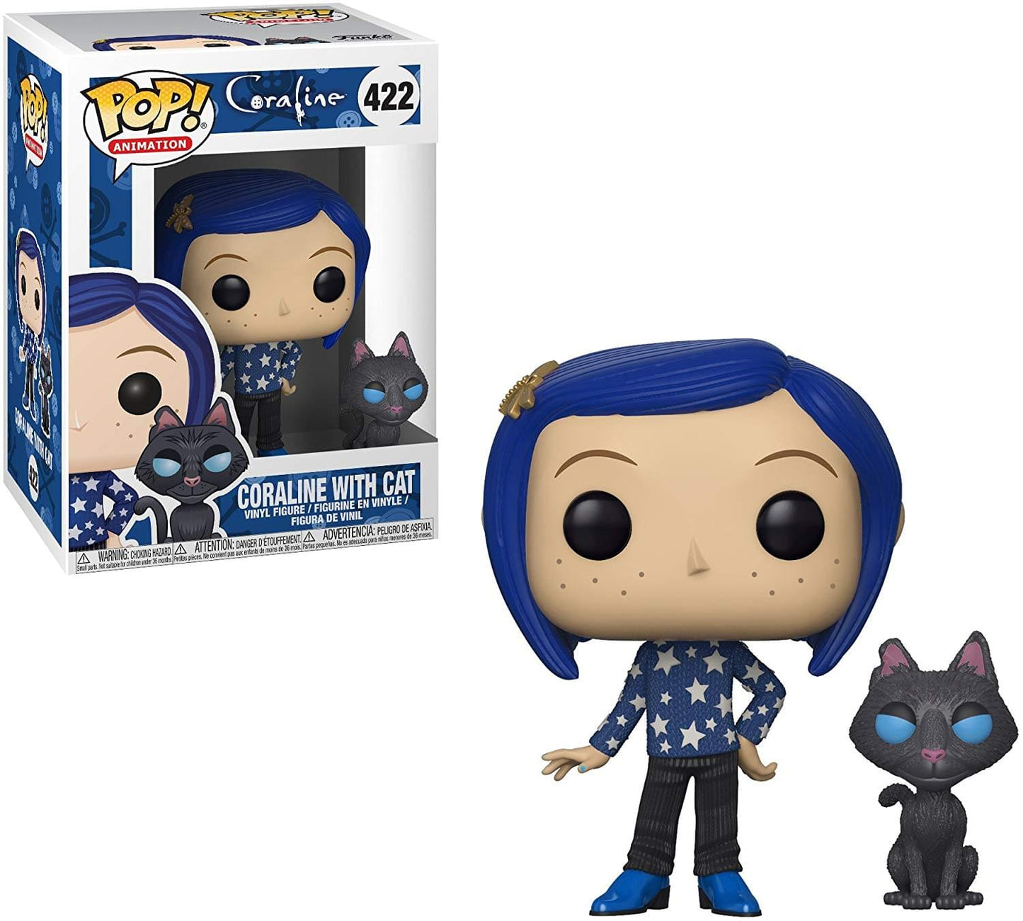 Coraline Funko POP Vinyl Figure | Coraline with Cat Buddy