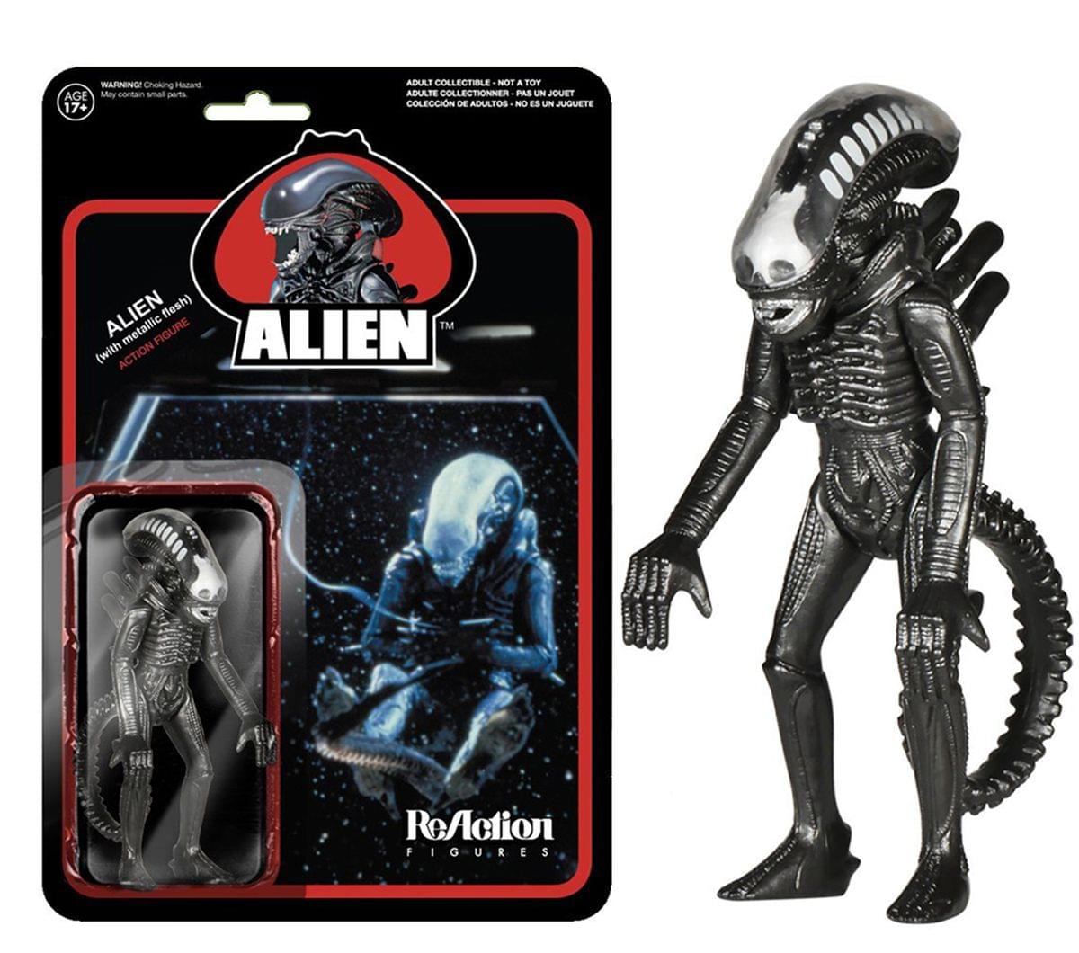 Alien Funko Reaction 3 3/4 Action Figure: Metallic Alien