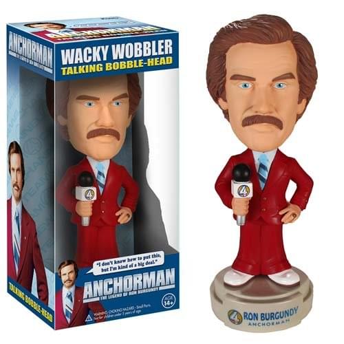 Anchorman Talking Ron Burgundy 7 Wacky Wobbler