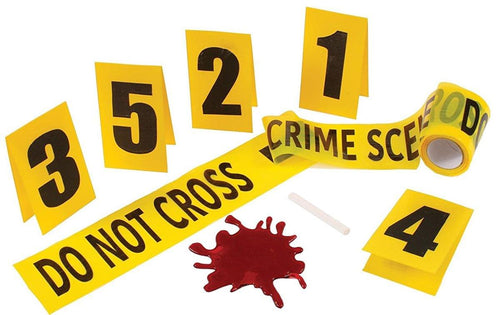 Crime Scene Kit Halloween Décor