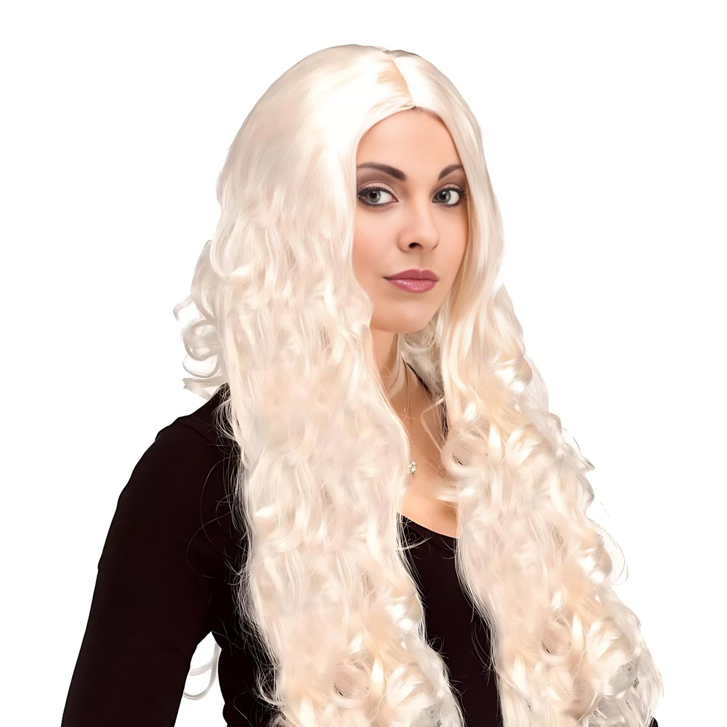 30 Curly Blonde Costume Wig
