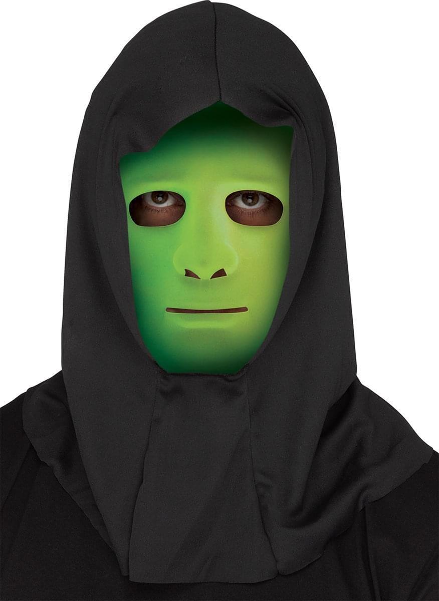 Blank Face with Shroud Costume Mask