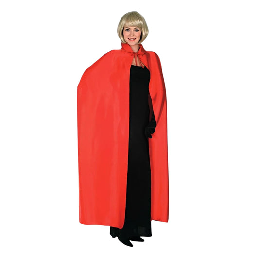 56 Red Adult Costume Cape