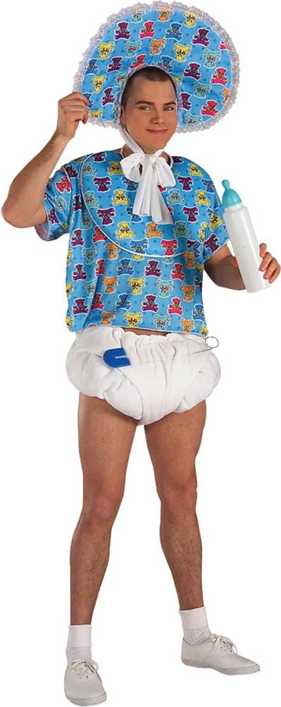 Blue Baby Costume Kit Adult Standard